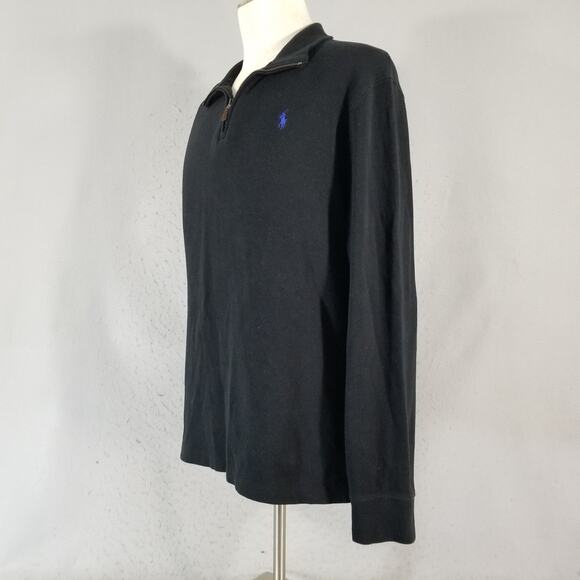 Polo Ralph Lauren Sweater Mens XL Estate Rib Quarter Zip Pullover Pony Pullover - Picture 6 of 16